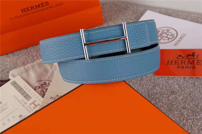 HERMES 2017經典款 進口牛皮 原版 不銹鋼扣頭