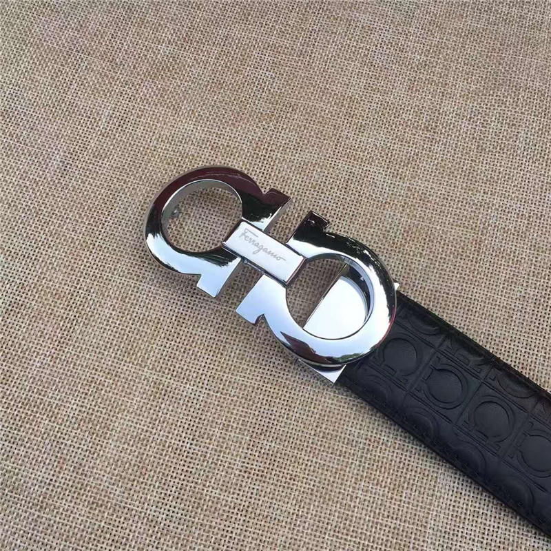 菲拉格慕 專柜同款 特供進口雙面原版皮 商務休閑款