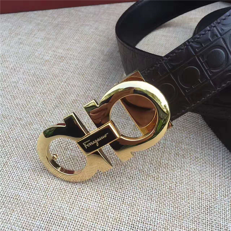 菲拉格慕 專柜同款 特供進口雙面原版皮 商務休閑款