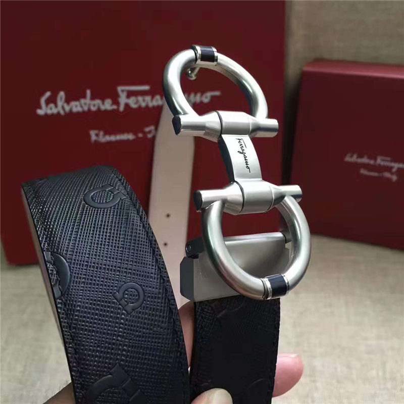 Salvatore Ferragamo 菲拉格慕 原廠特供進(jìn)口雙面原版皮 正裝腰帶