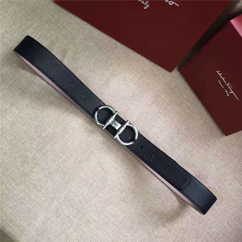 Salvatore Ferragamo 菲拉格慕 原廠特供進(jìn)口雙面原版皮 正裝腰帶