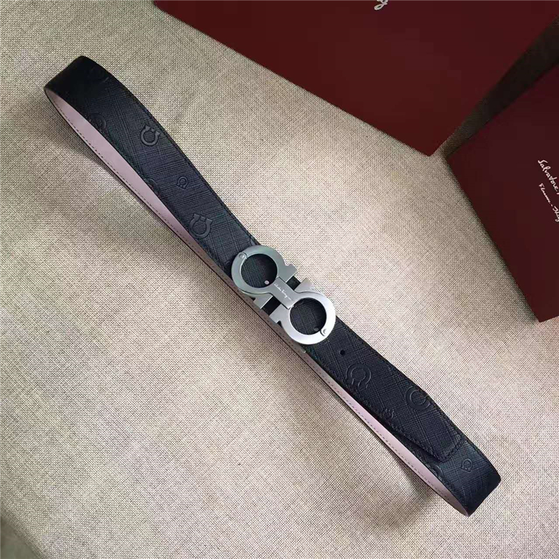 Salvatore Ferragamo 菲拉格慕 原廠特供進(jìn)口雙面原版皮 正裝腰帶