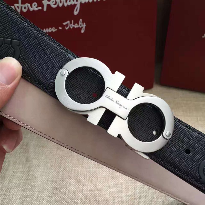 Salvatore Ferragamo 菲拉格慕 原廠特供進(jìn)口雙面原版皮 正裝腰帶