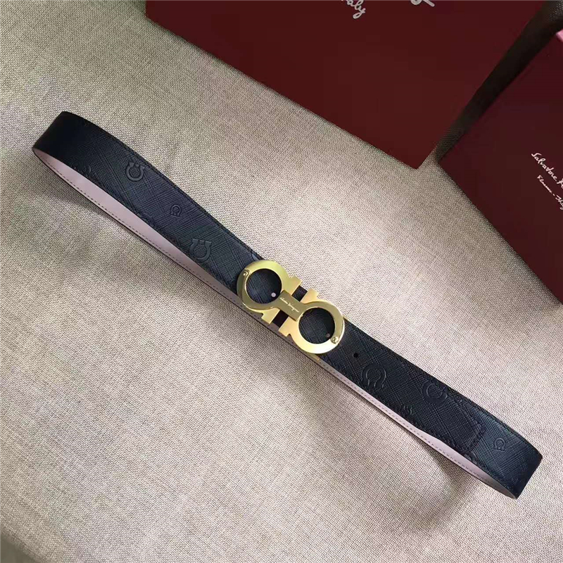 Salvatore Ferragamo 菲拉格慕 原廠特供進口雙面原版皮 正裝腰帶