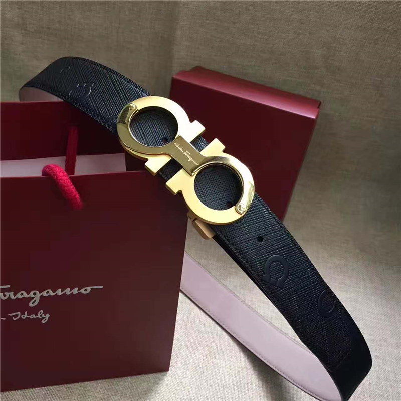 Salvatore Ferragamo 菲拉格慕 原廠特供進口雙面原版皮 正裝腰帶