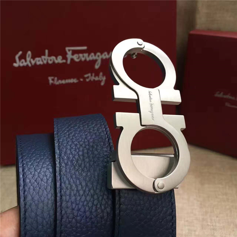 Salvatore Ferragamo 菲拉格慕 原廠特供進口雙面原版皮 正裝腰帶