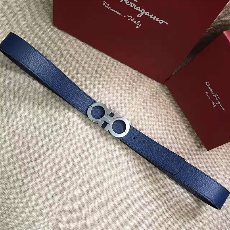 Salvatore Ferragamo 菲拉格慕 原廠特供進口雙面原版皮 正裝腰帶