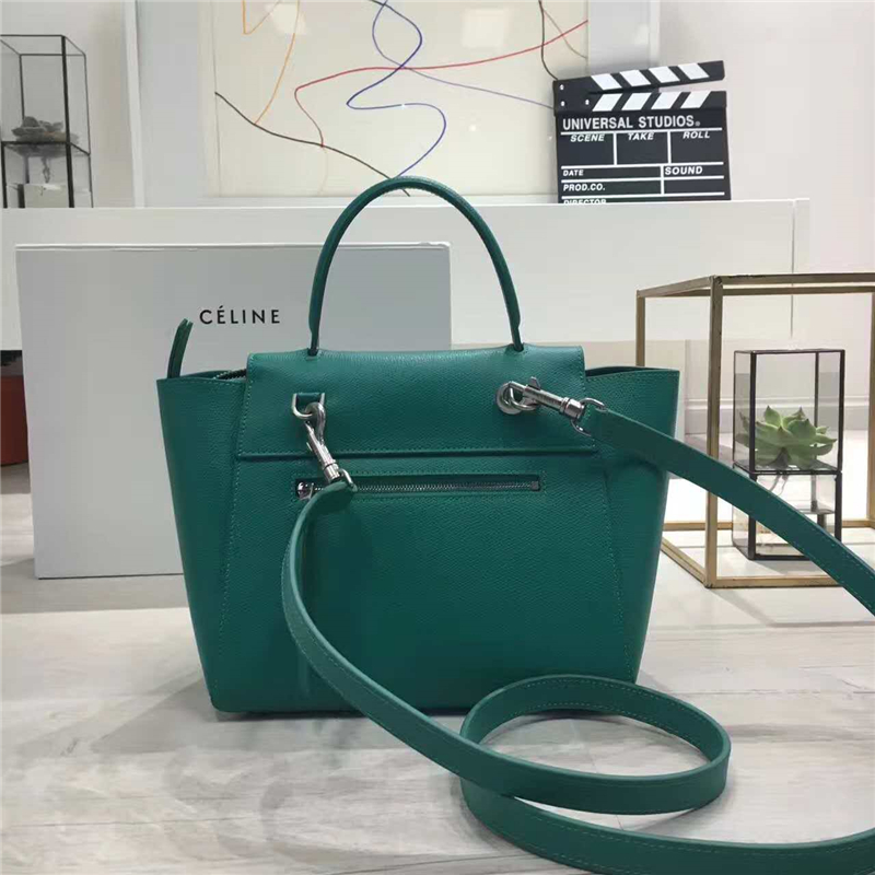 Celine 光滑牛皮皮革 流蘇裝飾鯰魚手提包 大容量