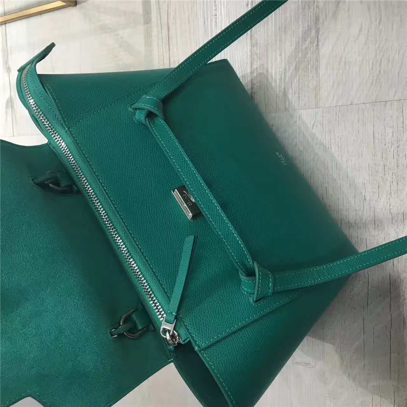 Celine 光滑牛皮皮革 流蘇裝飾鯰魚手提包 大容量