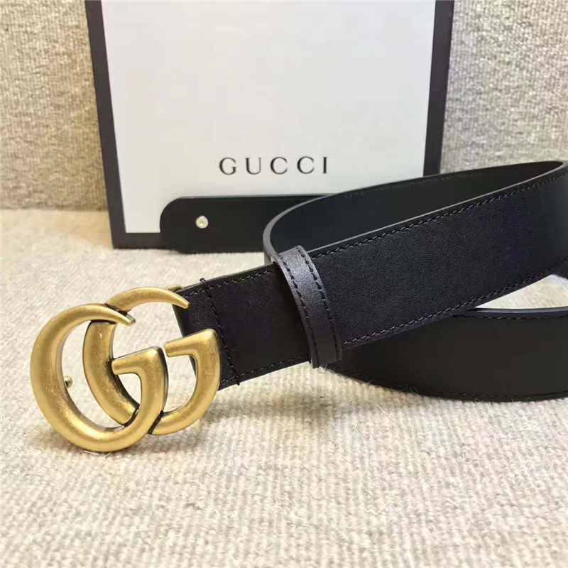 GUCCI 小蜜蜂 古奇2017新款 平紋頭層牛皮 仿古金屬小蜜蜂