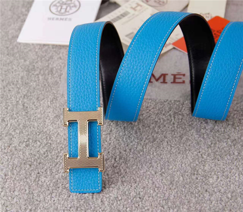 HERMES 愛馬仕 原版進口牛皮 雙面使用 進口機車車線 不銹鋼扣頭