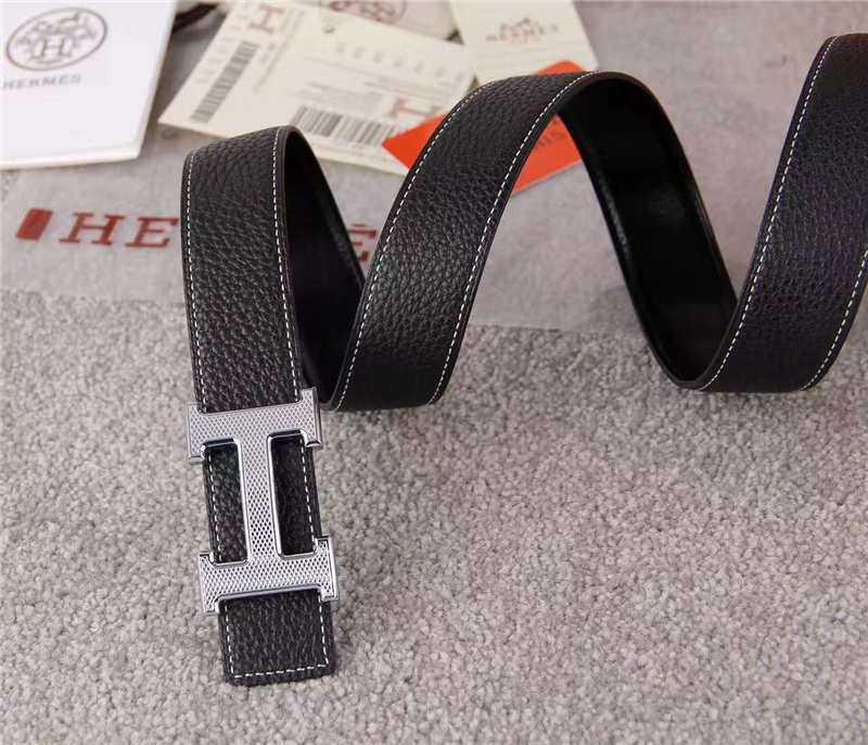 HERMES 愛馬仕 原版進口牛皮 雙面使用 進口機車車線 不銹鋼扣頭
