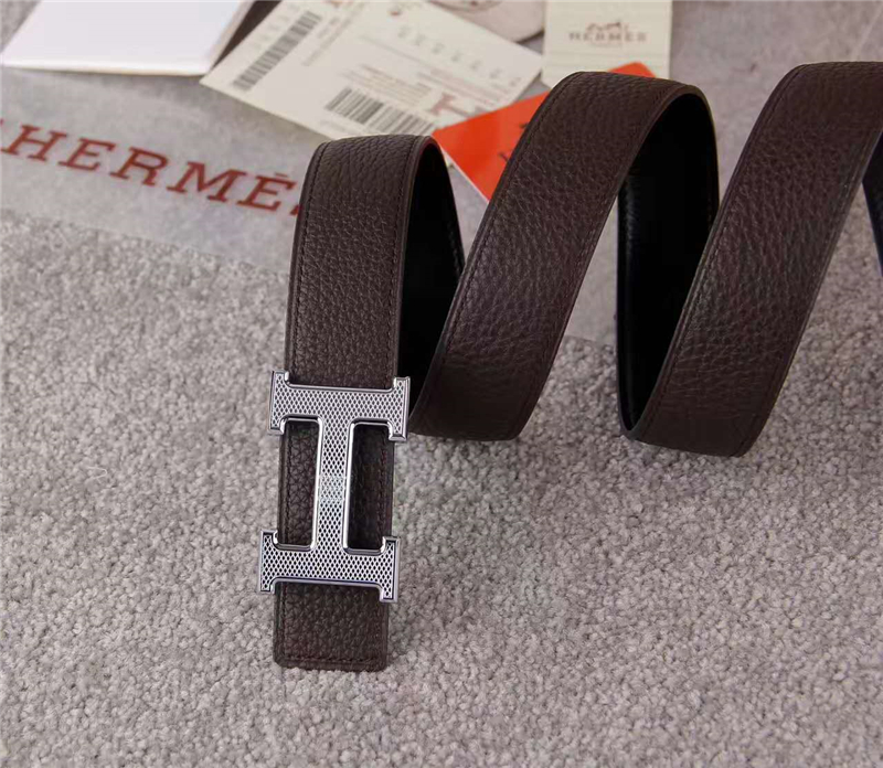 HERMES 愛馬仕 原版進口牛皮 雙面使用 進口機車車線 不銹鋼扣頭