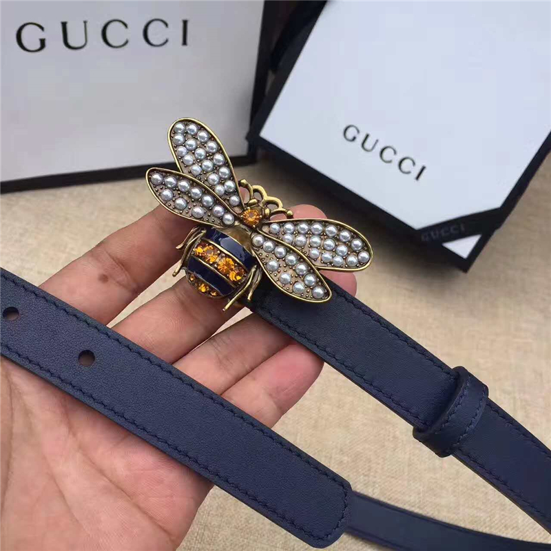 Gucci 瑪格麗特皇后系列 蜜蜂裝飾玻璃珠 彩色水晶
