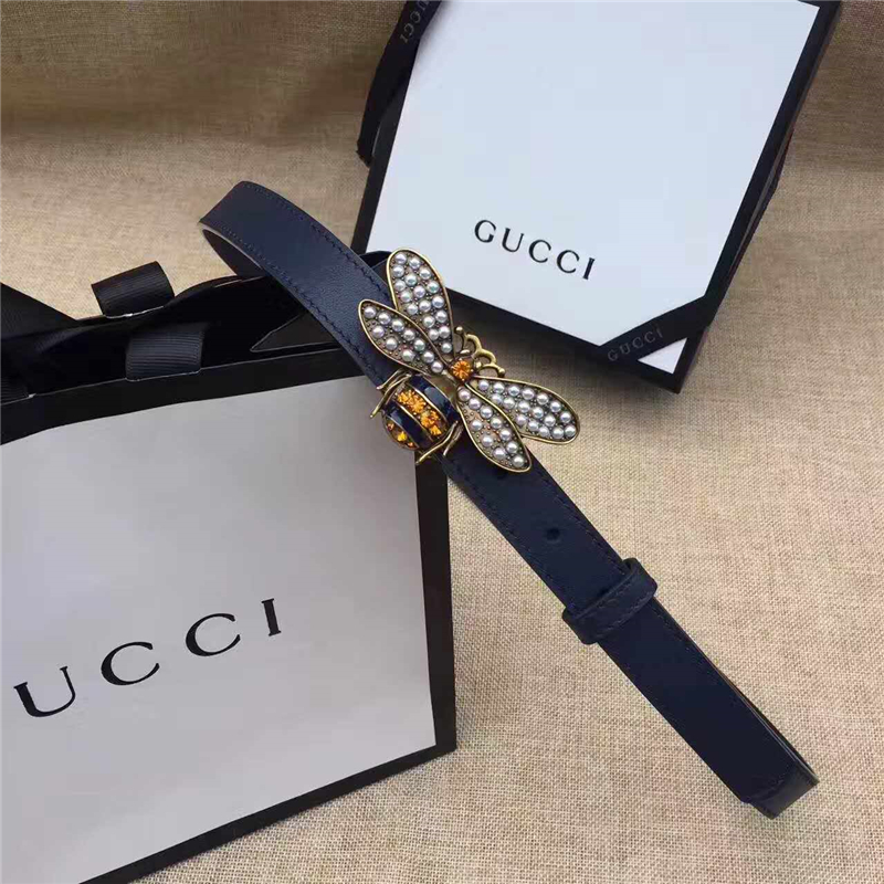 Gucci 瑪格麗特皇后系列 蜜蜂裝飾玻璃珠 彩色水晶