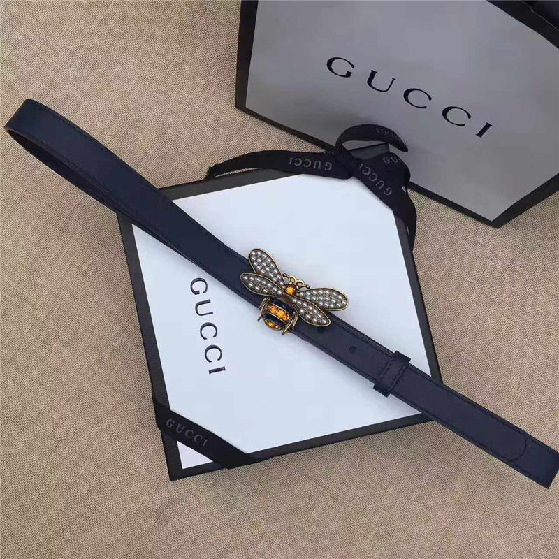 Gucci 瑪格麗特皇后系列 蜜蜂裝飾玻璃珠 彩色水晶