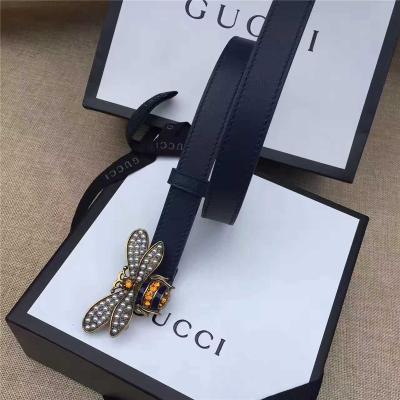 Gucci 瑪格麗特皇后系列 蜜蜂裝飾玻璃珠 彩色水晶