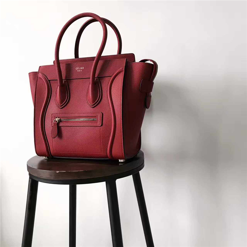 最新版Celine笑臉包 賽琳女包 Celine手提包 囧包 手工包