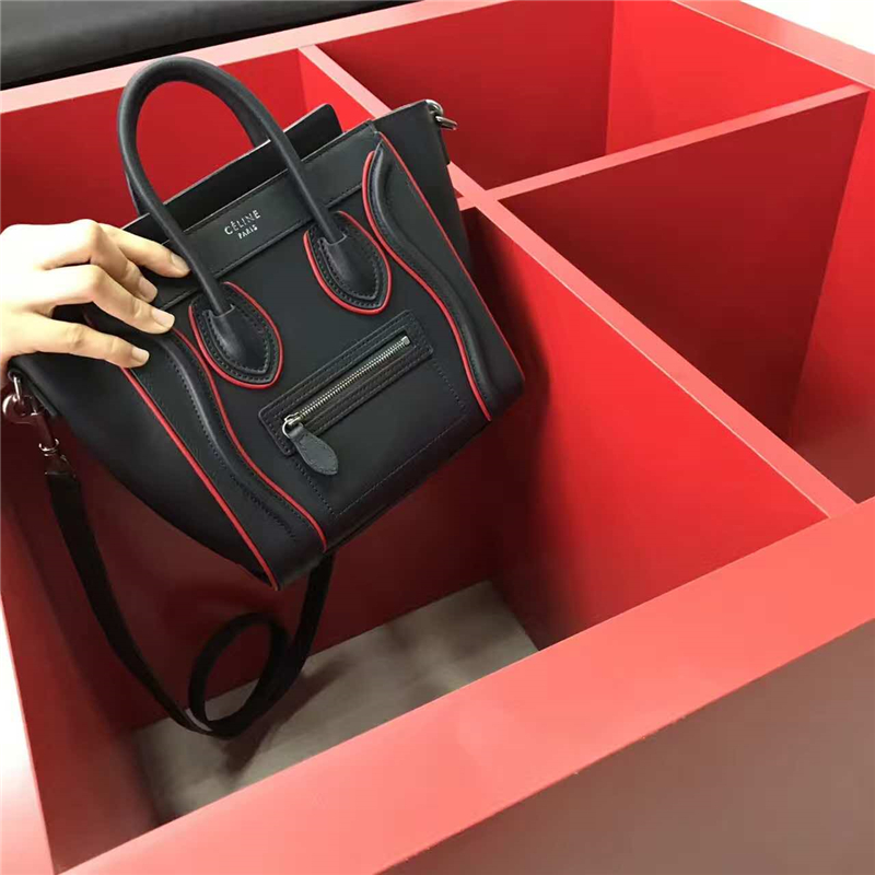 最新版Celine笑臉包 賽琳女包 Celine手提包 囧包 手工包