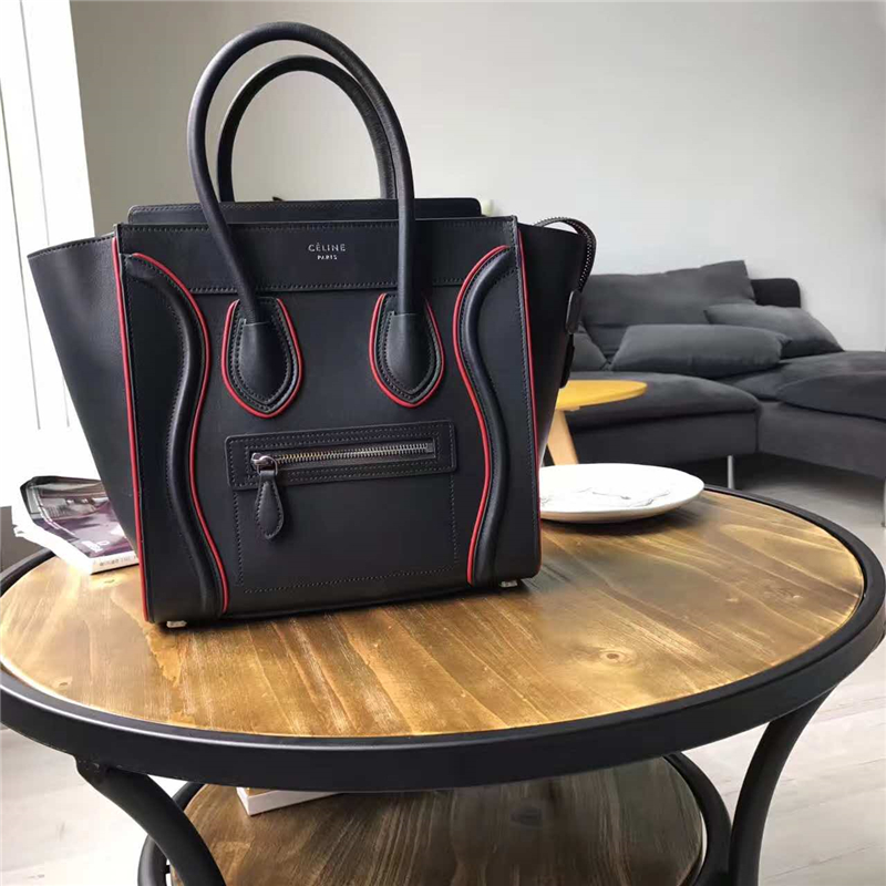 最新版Celine笑臉包 賽琳女包 Celine手提包 囧包 手工包