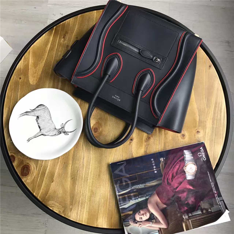 最新版Celine笑臉包 賽琳女包 Celine手提包 囧包 手工包