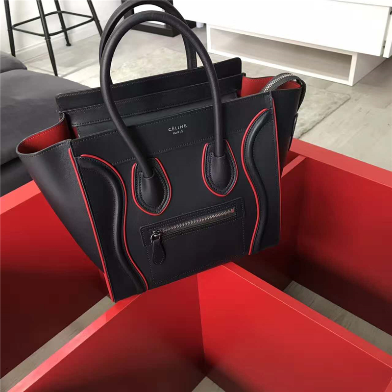 最新版Celine笑臉包 賽琳女包 Celine手提包 囧包 手工包