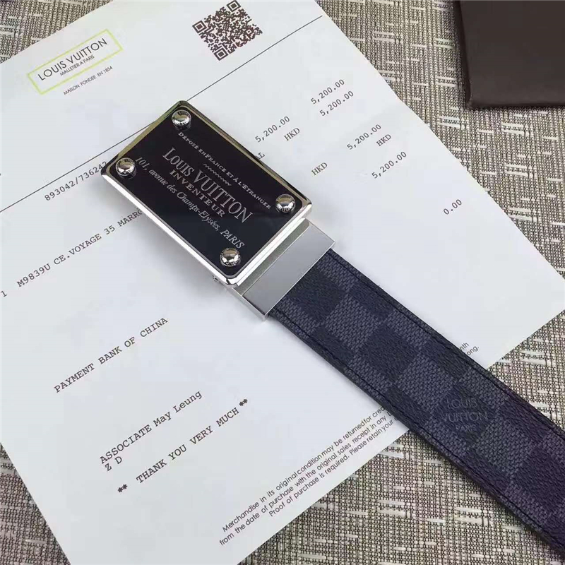 M9677V LV皮帶 全新版本 腰帶采用雙面設計 路易威登品牌標識