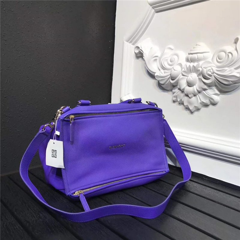 10912 Givenchy 紀(jì)梵希 優(yōu)質(zhì)山羊皮 手提包肩包 紫色