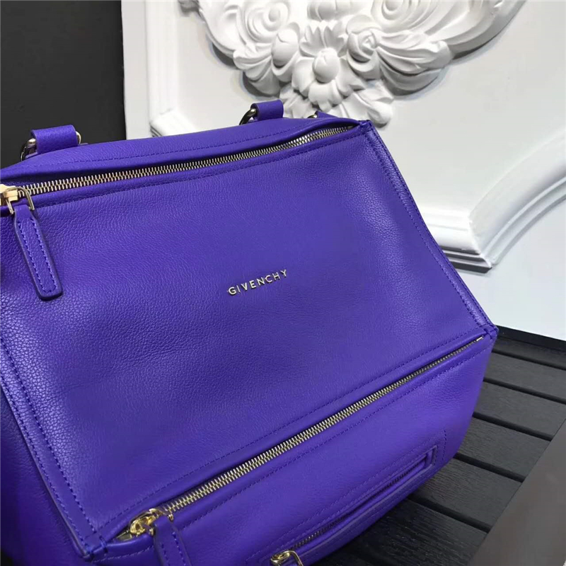 10912 Givenchy 紀(jì)梵希 優(yōu)質(zhì)山羊皮 手提包肩包 紫色