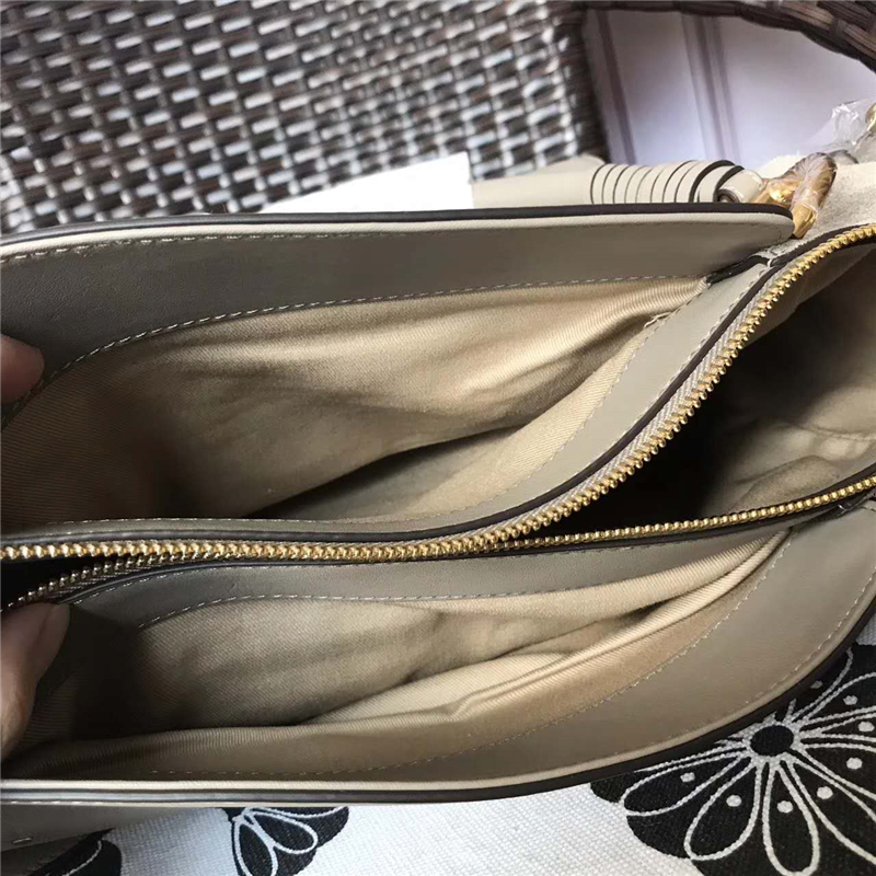 Chloe 珂洛伊 Owen Bag系列 進口牛皮 拼皮單肩斜挎包 Chloe餃子包 大象灰