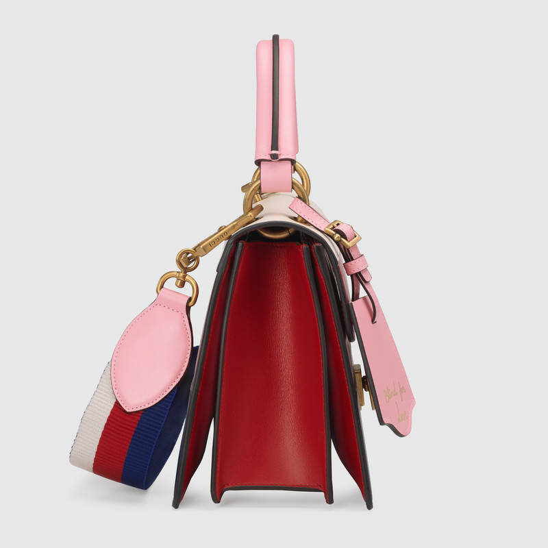 476541 GUCCI Queen Margaret 系列 皮革 手提包 彩色