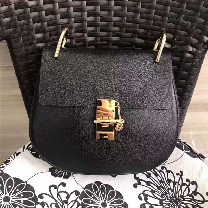 Chloe 珂洛伊 Chloe小豬包 小牛皮磨砂皮 海外原單 Chloe女包 黑色