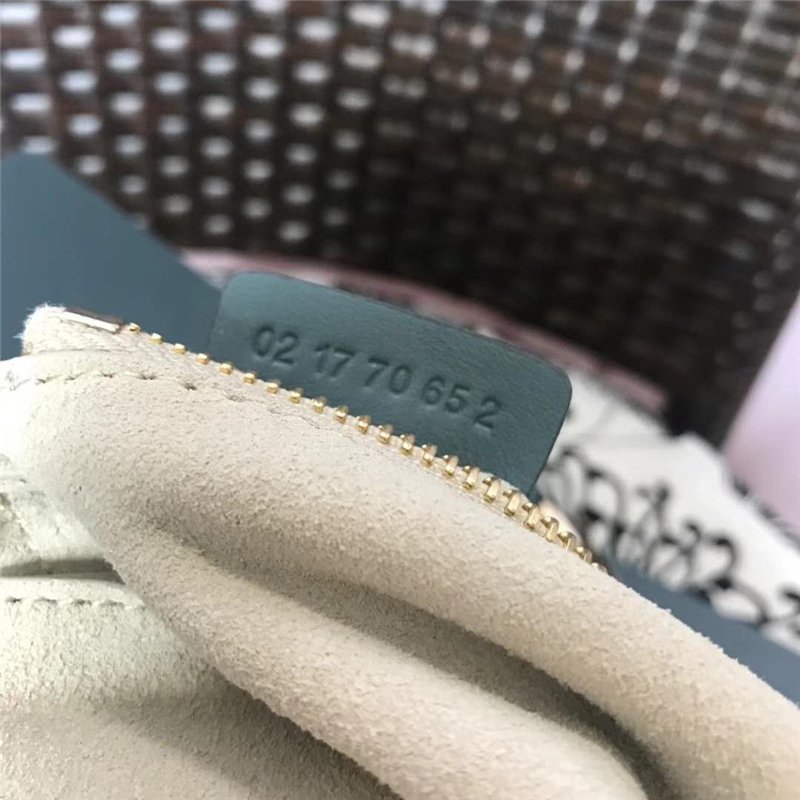 70652 Chloé Faye 珂洛伊 大號 牛皮配磨砂皮 圓環鏈條 單肩斜挎包 綠色