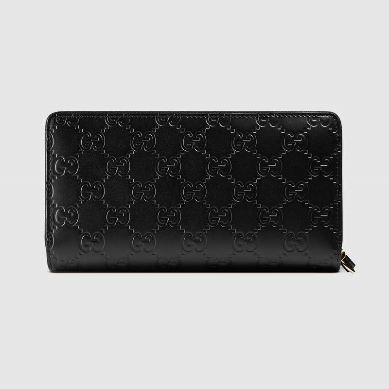 Gucci錢(qián)包 男士長(zhǎng)款錢(qián)包 古馳錢(qián)夾 休閑錢(qián)包 GUCCI真皮錢(qián)包 黑色