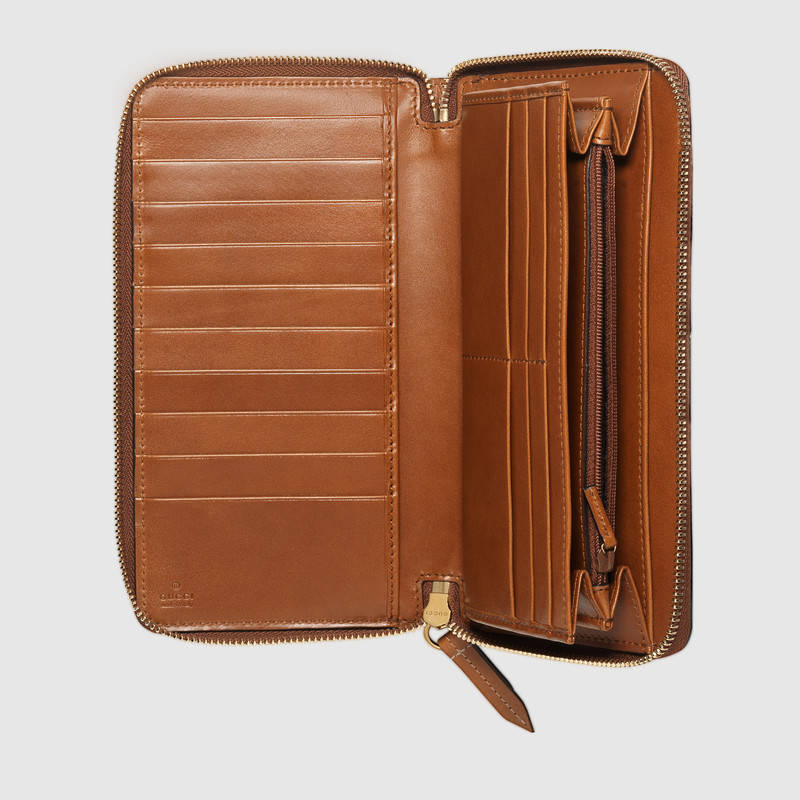 Gucci錢包 Gucci帆布錢包 古奇男士長款錢包 時尚休閑Gucci男包 米色