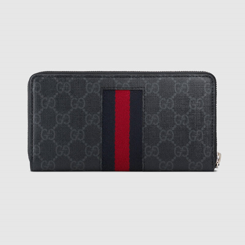 48331 Gucci男士錢包 Gucci錢包 Gucci最新款 進口頭層牛皮時尚長款錢夾 黑色