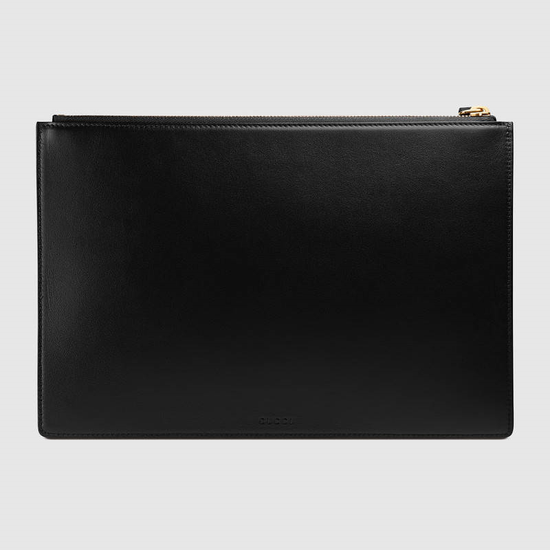 431416 Gucci真皮包 古馳錢包 Gucci錢包 Gucci錢夾 Gucci貼花刺繡 黑色