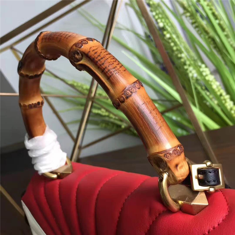 476531 GUCCI Queen Margaret 系列 絎縫皮革 手提包 彩色橫款