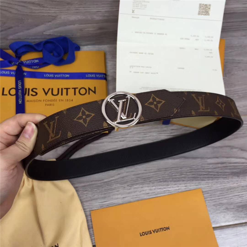 M9935 LV 路易威登 情侶款式 雙面雙色使用 老花圖案 啡配黑色