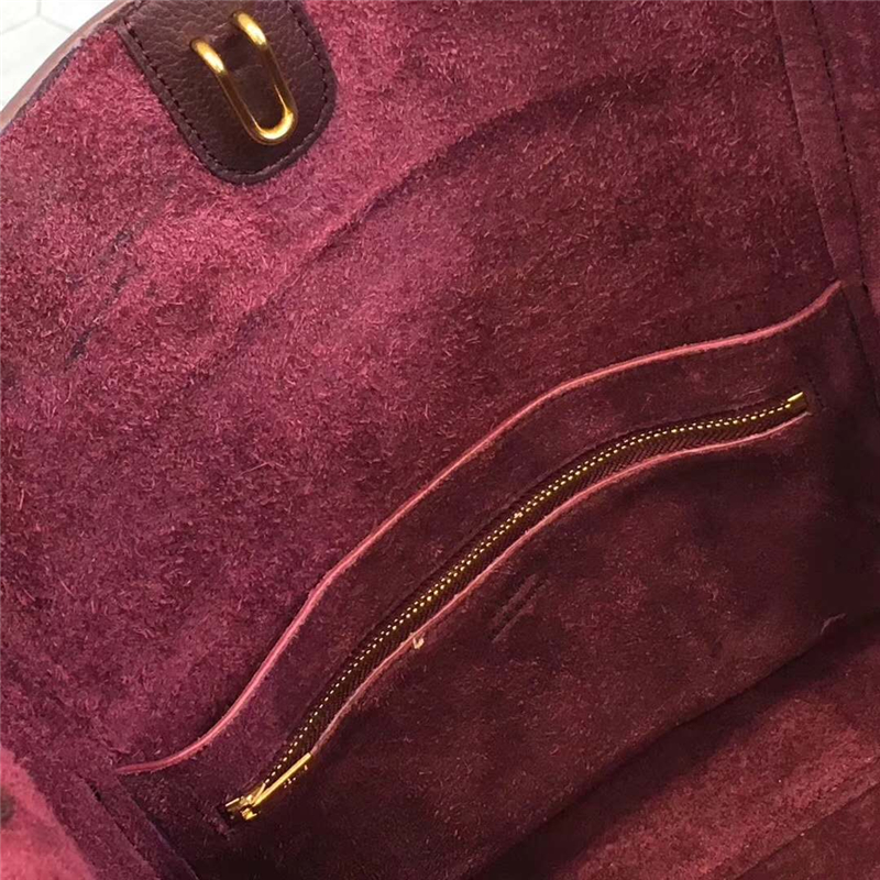 Celine 賽琳 Seau Sangle 小牛皮 寬肩帶 Sangle水桶包 暗紫色