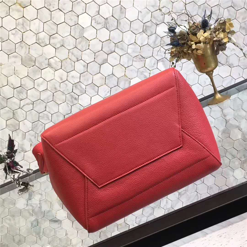 Celine 賽琳 Seau Sangle 小牛皮 寬肩帶 Sangle水桶包 紅色