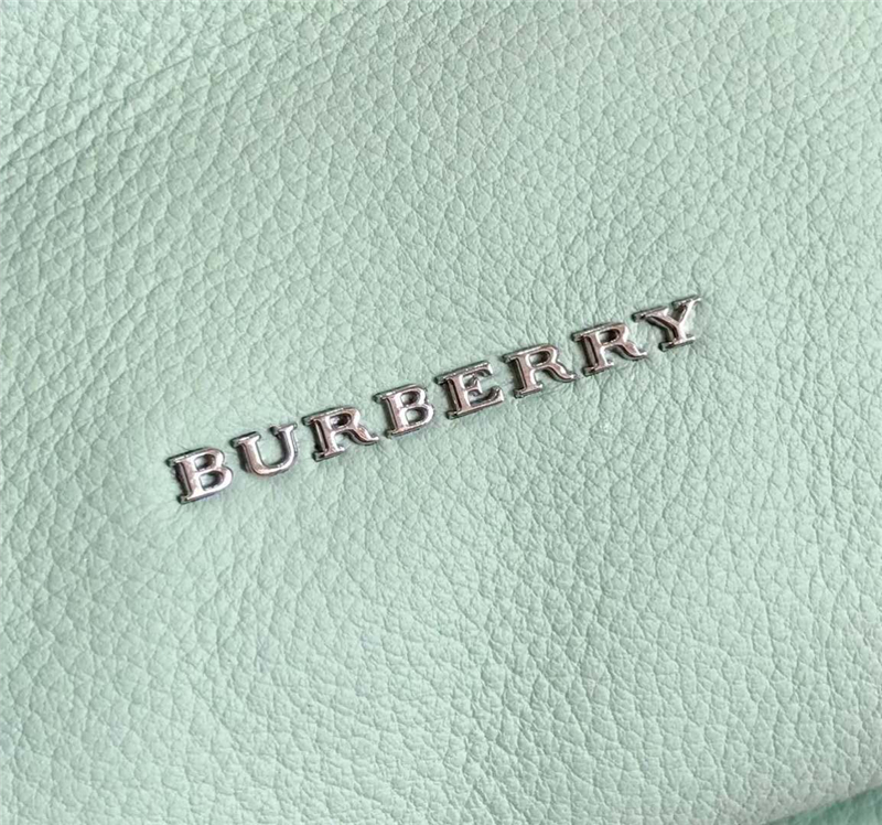 巴寶莉 The Rucksack 功能性 全皮 軍旅背包 薄荷綠