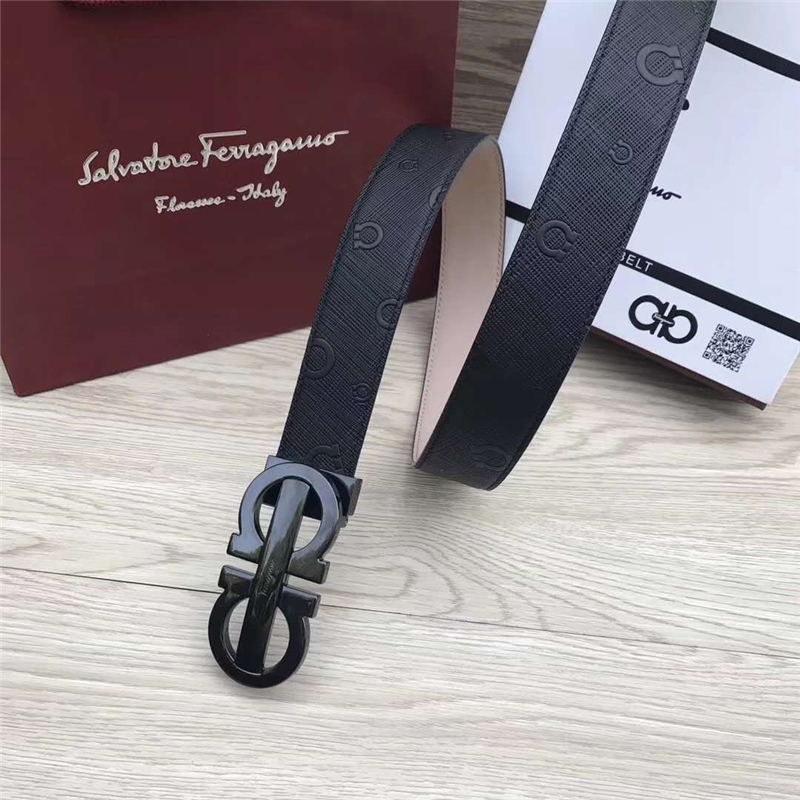 菲拉格慕 專(zhuān)柜同款 MADE IN ITALY 正裝腰帶 商務(wù)休閑