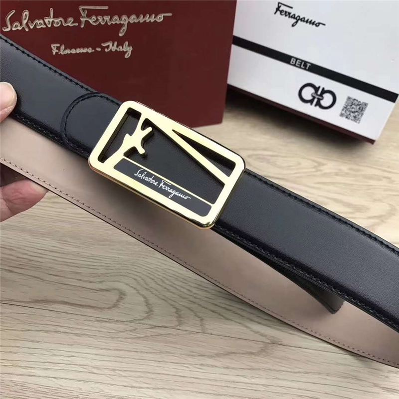 菲拉格慕 專柜同款 MADE IN ITALY 正裝腰帶 商務休閑