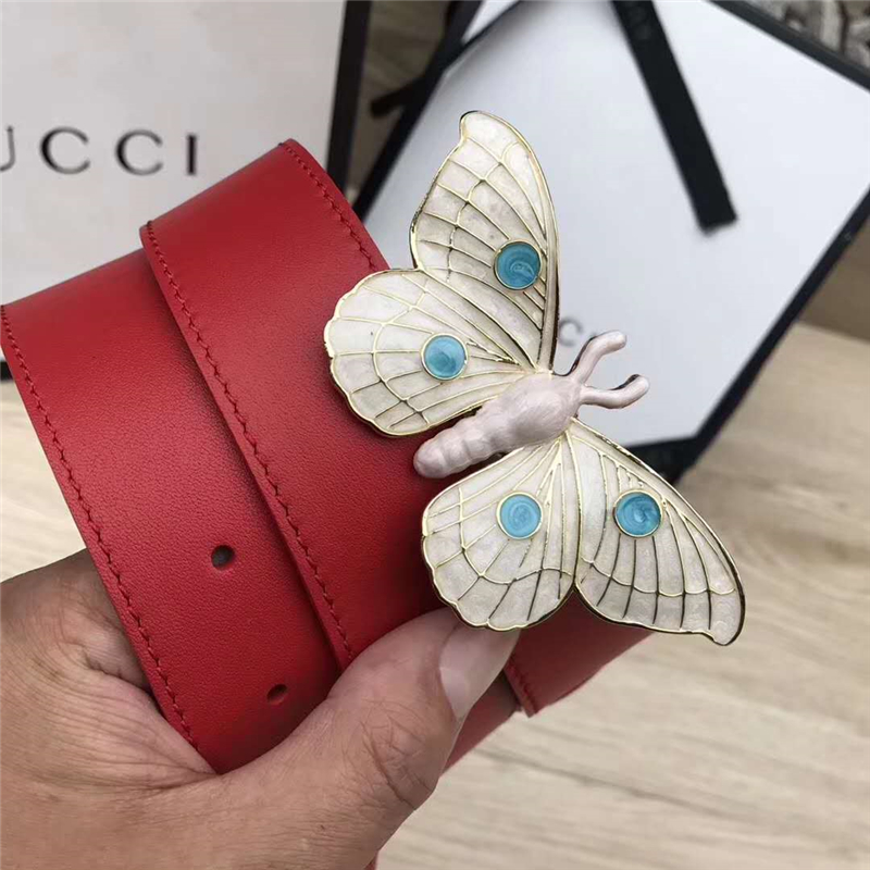 Gucci 古馳皮帶 瑪格麗特皇后系列 蜜蜂裝飾 Gucci腰帶