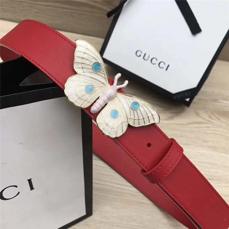 Gucci 古馳皮帶 瑪格麗特皇后系列 蜜蜂裝飾 Gucci腰帶