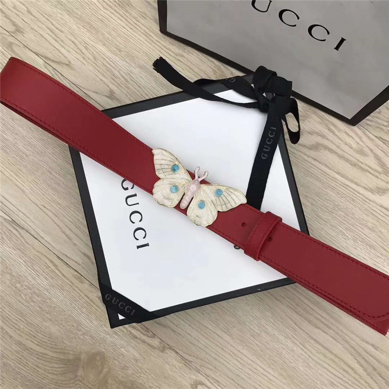 Gucci 古馳皮帶 瑪格麗特皇后系列 蜜蜂裝飾 Gucci腰帶