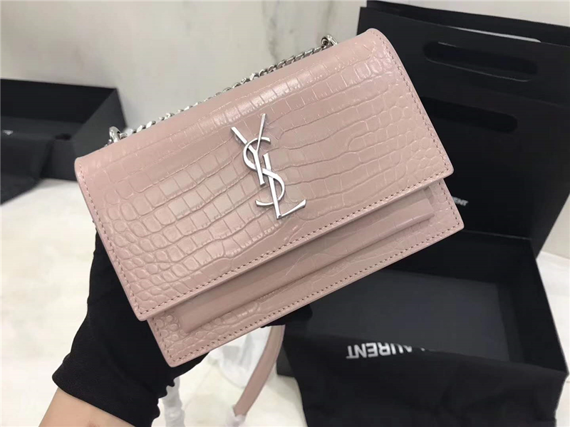 圣羅蘭 YSL女包 圣羅蘭手拿包 YSL手拿包 鱷魚紋