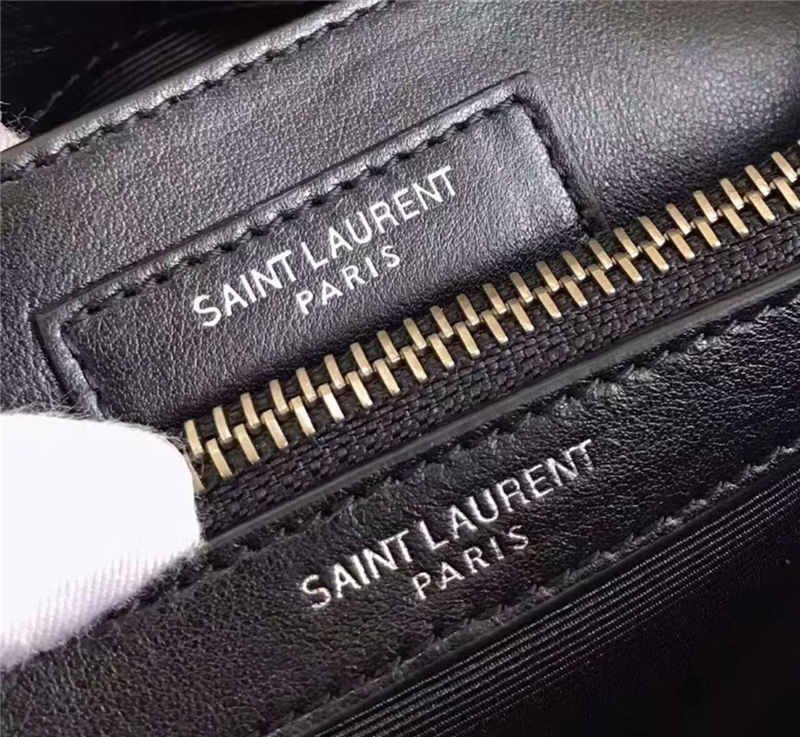 464676 YSL圣羅蘭 MONOGRAM 經典信封包 前翻蓋 鏈條包 黑色