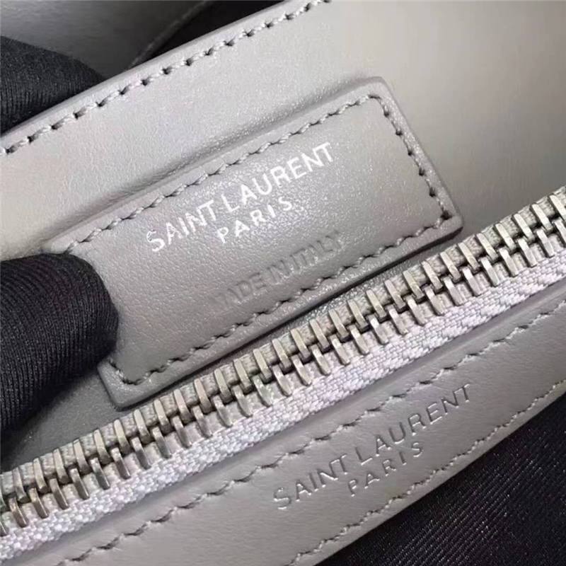 464676 YSL圣羅蘭 MONOGRAM 經典信封包 前翻蓋 鏈條包 灰色